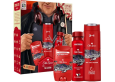 Old Spice Night Panther sprchový gel 400 ml + deodorant stick 50 ml + deodorant sprej 150 ml + domino, kosmetická sada pro muže