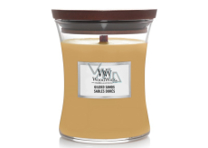 WoodWick Gilded Sands - Zlatavé písky vonná svíčka s dřevěným knotem a víčkem sklo střední 275 g