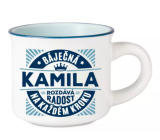 Albi Espresso hrneček Kamila - Báječná, rozdává radost na každém kroku 45 ml