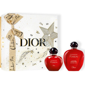 Christian Dior Hypnotic Poison toaletní voda pro ženy 50 ml + tělové mléko 75 ml, dárková sada pro ženy