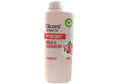 Dicora Urban Fit Jahoda + mléko sprchový gel 400 ml