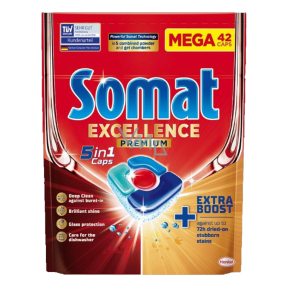 Somat Excellence Premium 5v1 tablety do myčky 42 dávek