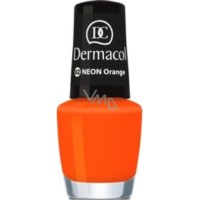 Dermacol Neon Polish Neonový lak na nehty 02 Neon Orange 5 ml