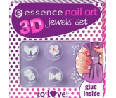 Essence Nail Art 3D Jewels Set sada ozdob na nehty 01 To Love 10 g