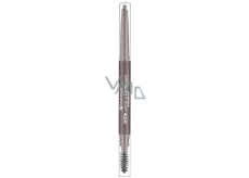 Essence Wow What a Brow voděodolná tužka na obočí s kartáčkem 01 Light Brown 0,2 g