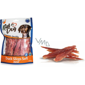 KidDog Duck Slices Soft kachní plátek, měkká masová pochoutka pro psy 250 g