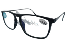 Berkeley Čtecí dioptrické brýle +0,5 plast černé Blue Block 1 kus MC2274BC