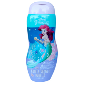 Disney Princess Little Mermaid - Malá mořská víla sprchový gel + pěna 400 ml