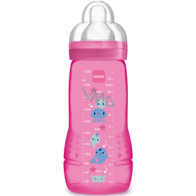 Mam Baby Bottle kojenecká láhev pro děti Růžová 4+ měsíce 330 ml