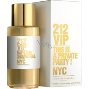 Carolina Herrera 212 VIP Woman sprchový gel 200 ml