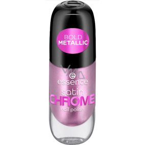 Essence Satin Chrome lak na nehty 02 Artificial Pinktelligence 8 ml