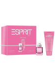 Esprit Pink Moments parfémovaná voda 20 ml + sprchový gel 100 ml, dárková sada pro ženy