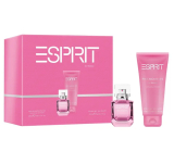 Esprit Pink Moments parfémovaná voda 20 ml + sprchový gel 100 ml, dárková sada pro ženy