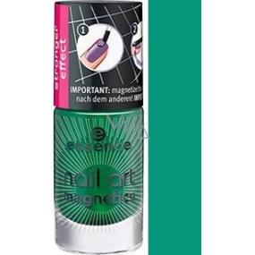 Essence Nail Art Magnetics lak s magnetickým efektem 12 Majestic Green 8 ml