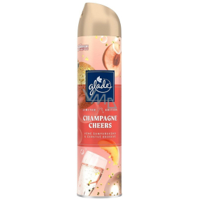 Glade Champagne Cheers s vůní šampaňského a čerstvé broskve osvěžovač vzduchu sprej 300 ml