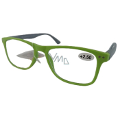 Berkeley Čtecí dioptrické brýle +2,5 zelené, šedé postranice 1 kus MC2268