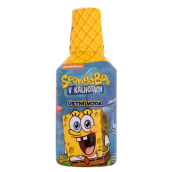 Nickelodeon SpongeBob Ústní voda s fluoridom a xylitolom pro děti 300 ml