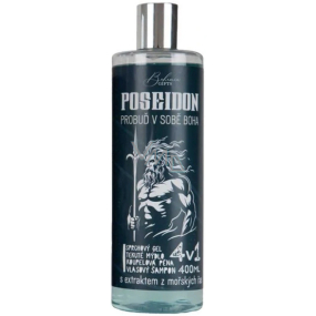 Bohemia Gifts 4v1 Poseidon sprchový gel, šampon, pěna a mýdlo 400 ml