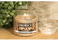 Lima Aroma Dreams Skořice aromatická svíčka sklenička s víčkem 120 g