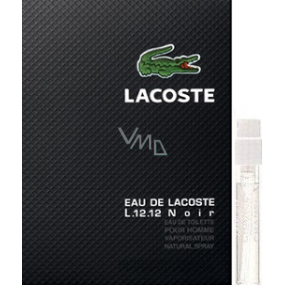 Lacoste Eau De Lacoste L.12.12 Noir toaletní voda 2 ml s rozprašovačem, vialka