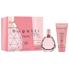 Bugatti Felicitá parfémovaná voda 100 ml + sprchový gel 200 ml, dárková sada pro ženy