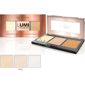 Revers Lumi Strobing Professional Highlighter Palette paletka rozjasňovačů 02 12,5 g