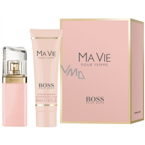 Hugo Boss Ma Vie pour Femme parfémovaná voda 30 ml + tělové mléko 50 ml, dárková sada pro ženy