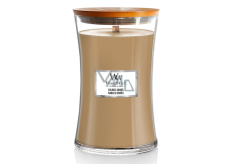 WoodWick Gilded Sands - Zlatavé písky vonná svíčka s dřevěným knotem a víčkem sklo velká 609 g