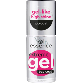 Essence Extreme Gel krycí lak na nehty 01 Gloss to Go 8 ml