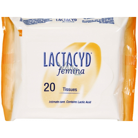 Lactacyd Femina ubrousky pro intimní hygienu 20 kusů