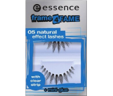 Essence Frame for Fame Umělé řasy 05 Natural Effect Lashes 1 pár + mini lepidlo 1 ml