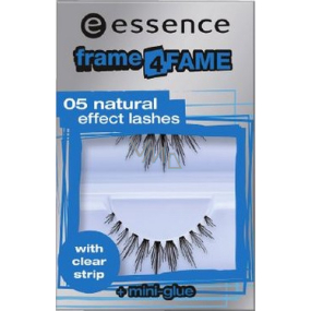 Essence Frame for Fame Umělé řasy 05 Natural Effect Lashes 1 pár + mini lepidlo 1 ml