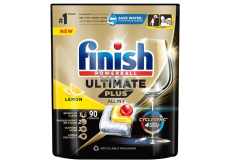 Finish tablety do myčky Ultimate Plus All in 1 Lemon, tablety do myčky 90 kusů