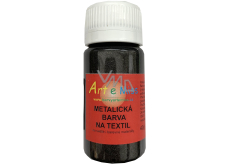 Art e Miss Barva na textil metalická 14 Černá 40 g