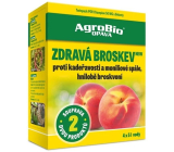 AgroBio Zdravá broskev Champion 50 WG + Belanty proti kadeřavost, moniliové spále a hnilobě broskvoní 4 x 5 l, souprava dvou produktů