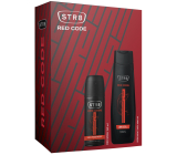 Str8 Red Code deodorant sprej 150 ml + sprchový gel 400 ml, kosmetická sada pro muže