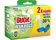 Duck Fresh Discs Limetka WC gel pro hygienickou čistotu a svěžest Vaší toalety náhradní náplň 2x36 ml