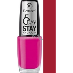 Dermacol 5 Day Stay Nail Polish lak nehty 08 10 ml