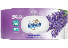 Kalyon Lavender - Levandule vlhčené ubrousky 120 kusů