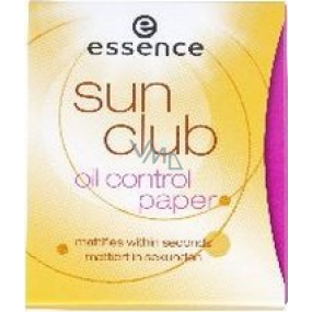 Essence Sun Club Oil Control Paper papírky proti mastnotě 50 kusů