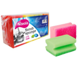 Niteola Grip Scrub Sponge Ultra tvarovaná houba na nádobí 9 x 7 x 4,5 cm 4 kusy