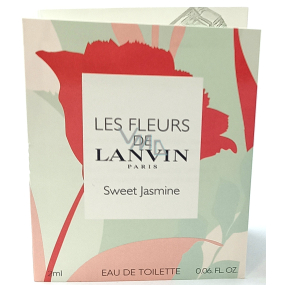 Lanvin Les Fleurs Sweet Jasmine toaletní voda pro ženy 2 ml s rozprašovačem, odstřik