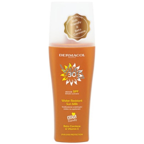 Dermacol Sun SPF30 voděodolné opalovací mléko sprej 200 ml