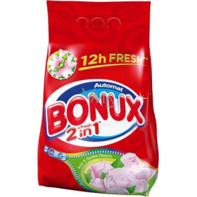 Bonux Natura Rose & Garden Flowers 2v1 prací prášek 6 kg