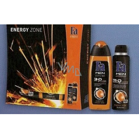 Fa Men 3D Energy Zone sprchový gel 250 ml + deosprej 150 ml, kosmetická sada