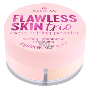 Essence Flawless Skin Trio sypký pudr 10 8 g