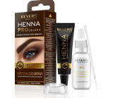 Revers Bio Henna s Arganovým a Ricinovýmolejem barva na řasy a obočí barví, zahušťuje a zlepšuje růst obočí Hnědá 15 ml + 15 ml