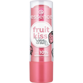 Essence Fruit Kiss Caring Lip Balm balzám na rty 03 Strawberry Kiss 4,8 g