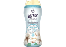 Lenor Sensitive Cotton Fresh vůně čisté bavlny vonné perličky do bubnu pračky 210 g