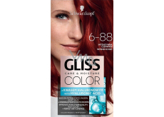 Schwarzkopf Gliss Color barva na vlasy 6-88 Intenzivní červená 2 x 60 ml